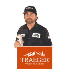 miller lite drinking Sticker by Traeger Grills