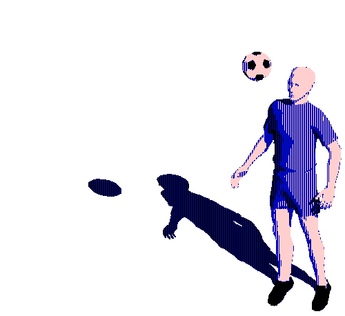 Football Animation Sticker by badblueprints