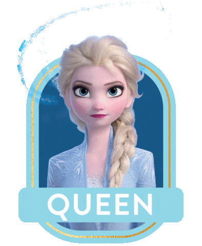 Queen Elsa Snow Sticker by Disney Princess