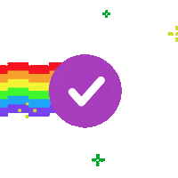Rainbow Sparkle Sticker by Evernote
