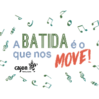 Musica Cantar Sticker by Cajon Percurssion