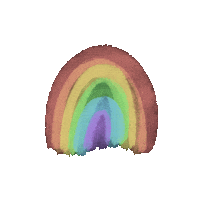 fransiebycindy happy rainbow mood rain Sticker
