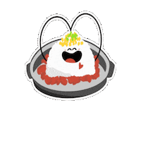 Happy Corn Sticker by Pepper Lunch Singapore