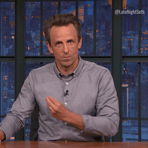 Jump Lol GIF by Late Night with Seth Meyers