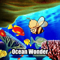Coral Reef Bee GIF by Beelightened