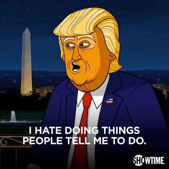Season 3 Cartoon Trump GIF by Our Cartoon President