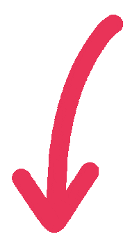 Pink Arrow Sticker