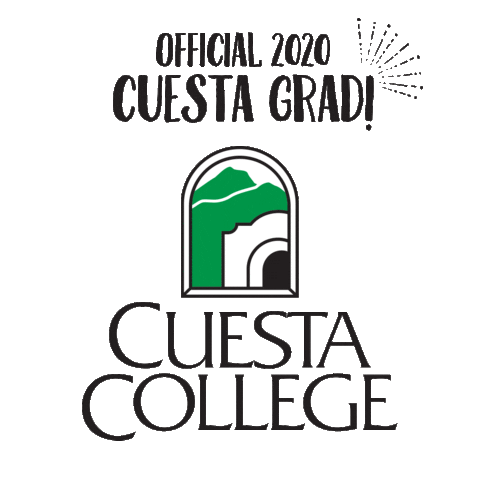 CuestaCollege giphyupload cuestacollegegrad2020 cuestagrad2020 cuestacollege Sticker