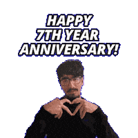 7 Year Anniversary Sticker