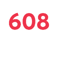 608 Sticker by Grid Worldwide