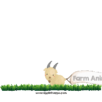 Farm Animals Illustration Sticker by appletreeps