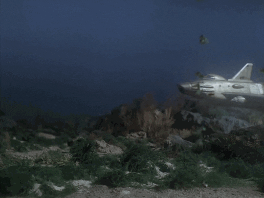 gerryandersontv giphyupload ufo skydiver sky one GIF