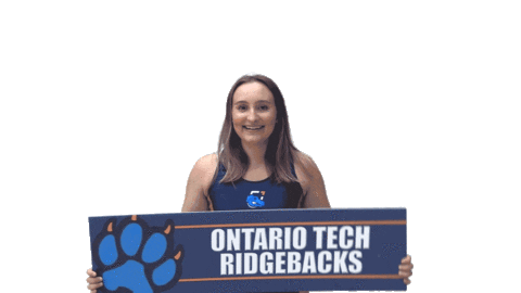 Rowing Oua Sticker by Ontario Tech Ridgebacks