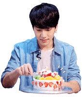 Boys Love Cake Sticker