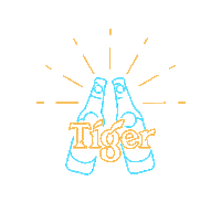 Street Food Beer Sticker by TigerBeerMY