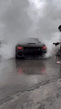 StreetSocietyusa smokey red eyes burnouts scatpack GIF