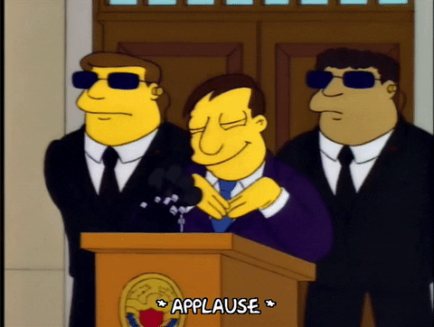 Season 4 Applause GIF by The Simpsons