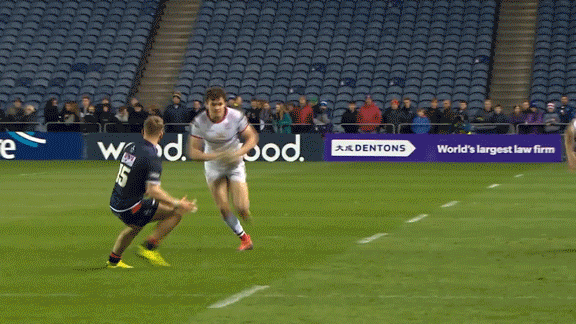 rob lyttle try GIF by Ulster Rugby