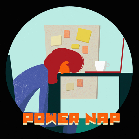 Tired Work GIF by Caption Agency