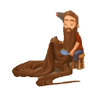beard STICKER by imoji
