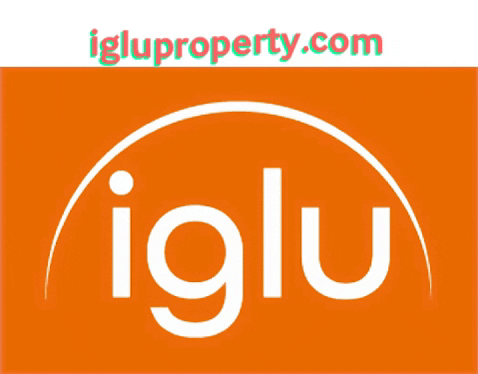 IgluProperty giphygifmaker logo orange website GIF