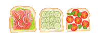 Hungry Food Sticker by Color Snack Creative Studio