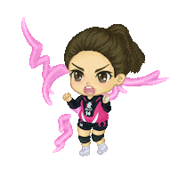 Pink Scream Sticker by isobelleDB