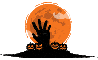 evergrngoodwill halloween spooky pumpkins evergreen goodwill Sticker