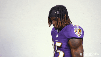 Football Look Away GIF by Baltimore Ravens
