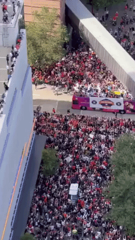 Large Crowds Gather in Houston to Celebrate Astros' World Series Win
