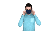 Home Mask Sticker by Matt Tolbert