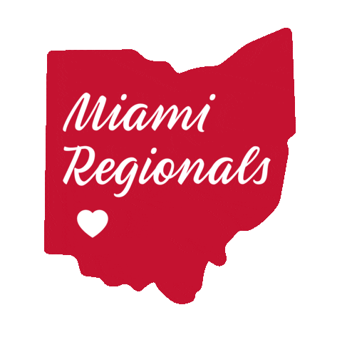 Miami U Sticker by Miami University Regionals