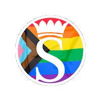 Cafe-Savoy food gay pride cafe Sticker