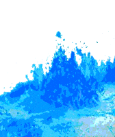 Water Splashing Sticker