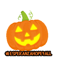 Jack O Lantern Halloween Sticker by UnidosUS