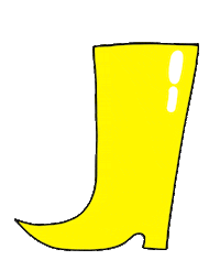 Cowboy Foot Sticker