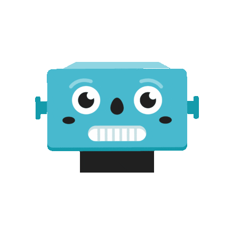 Robot Ilerna Sticker by ilernaformacio