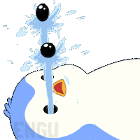 Shocked My Eyes Sticker by Pudgy Penguins