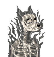 Scared Halloween Sticker by High Street Wolf Society