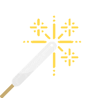 New Year Sparkler Sticker