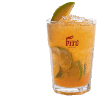PITU_Official_De drink cocktail tropical caipirinha Sticker