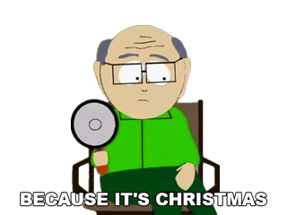 Mr Garrison Christmas Sticker by South Park