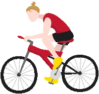 germany bike Sticker by Deutsche Hochschule für Prävention und Gesundheitsmanagement