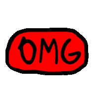 Oh My God Love Sticker by CB Hoyo