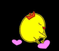 cute_piyo_tokko はーと ダンス ひよこ 起立 GIF