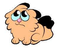 bloglaurel sad fear cute cat triste Sticker