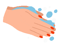 Hand Sticker by Bodil Jane