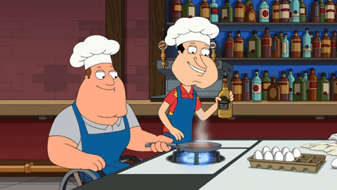Seth Macfarlane Cooking GIF by Family Guy