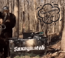 Bigfoot Saxophone GIF by saxsquatch