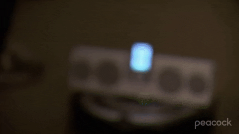 Speakers Roomba GIF by Parks and Recreation